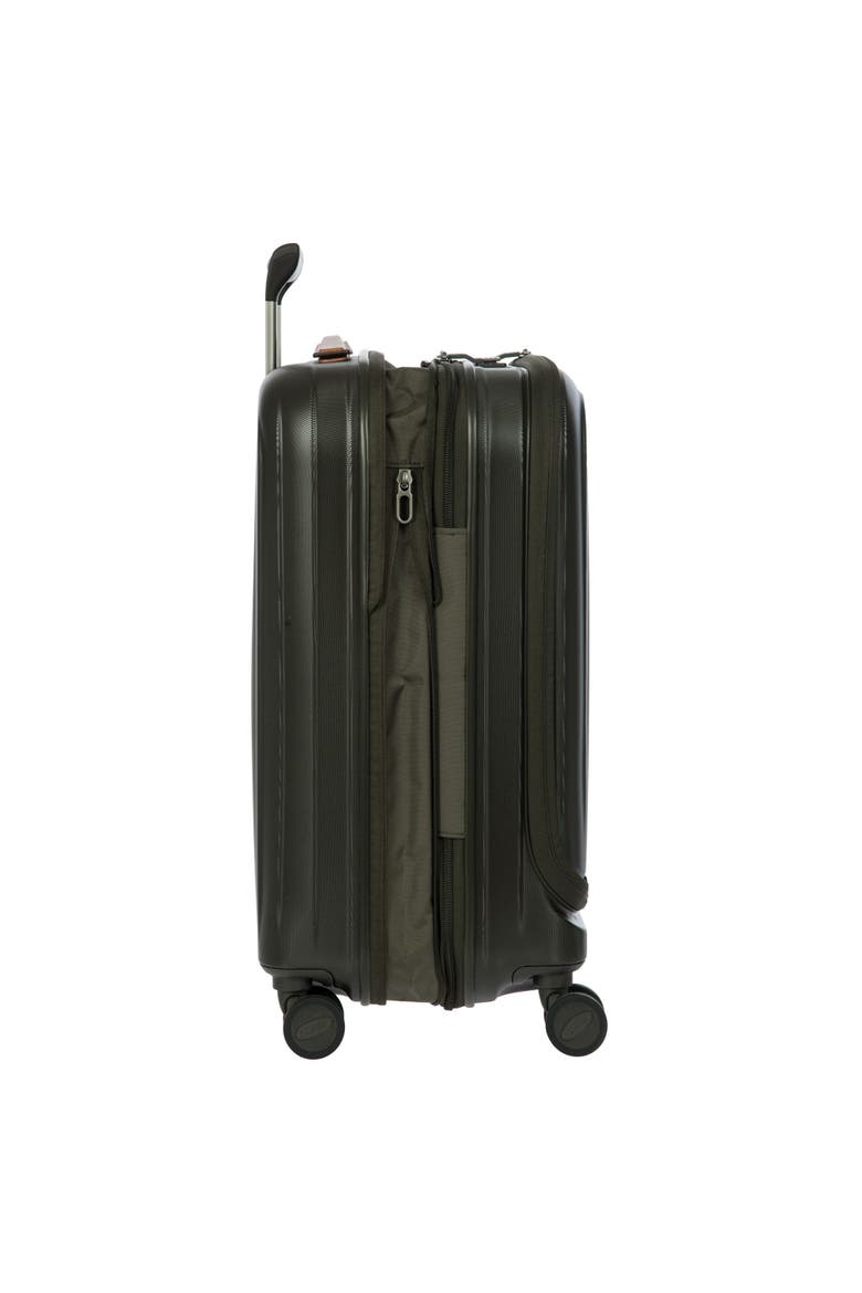 Taormina Hardside Expandable 21" Carry On Spinner Luggage with Pocket, Alternate, color, Olive