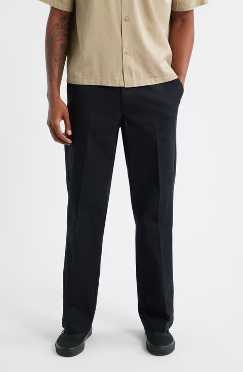 247 Flat Front Cotton Work Pants