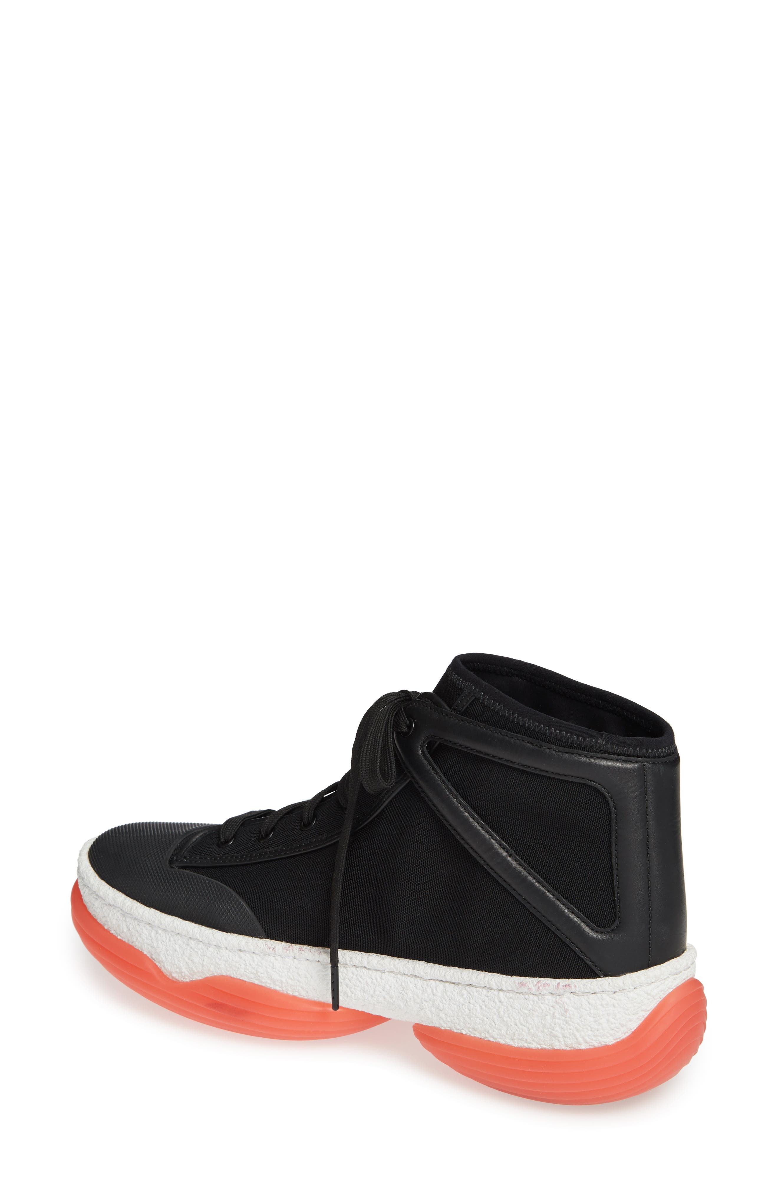 Logo Platform Sneaker, Alternate, color, BLACK
