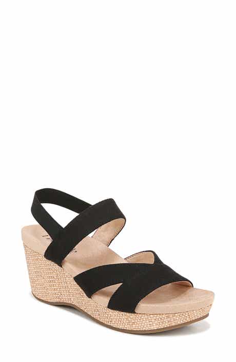 LifeStride Danita Slingback Platform Wedge Sandal