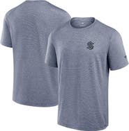 Fanatics Signature Men's Fanatics Signature Navy Seattle Kraken Front Office Tech T-Shirt