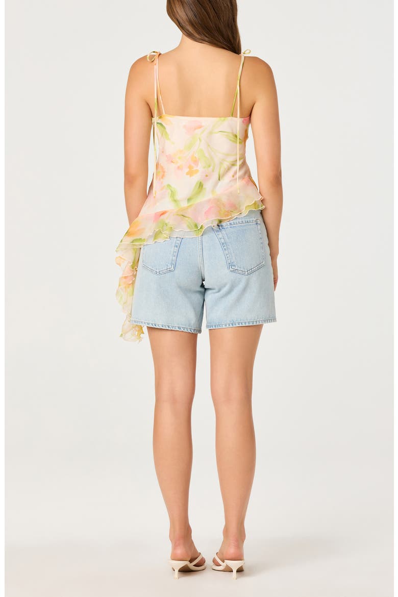 Mejra Floral Ruffle Top, Alternate, color, BLUSH MULTI FLORAL