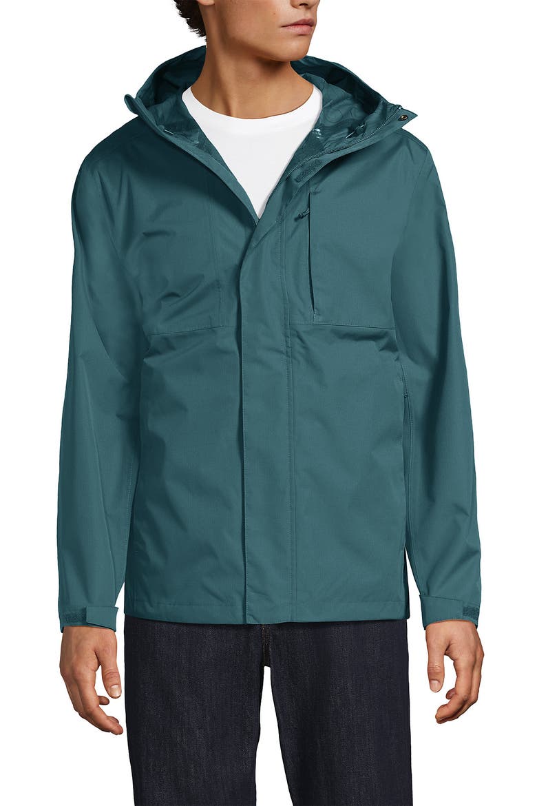 Waterproof Raincoat, Main, color, Teal Pool