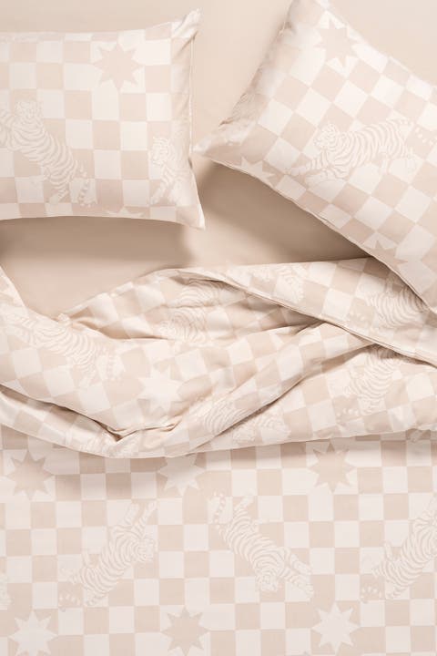 Costa Jacquard Woven Cotton King Duvet Cover Set