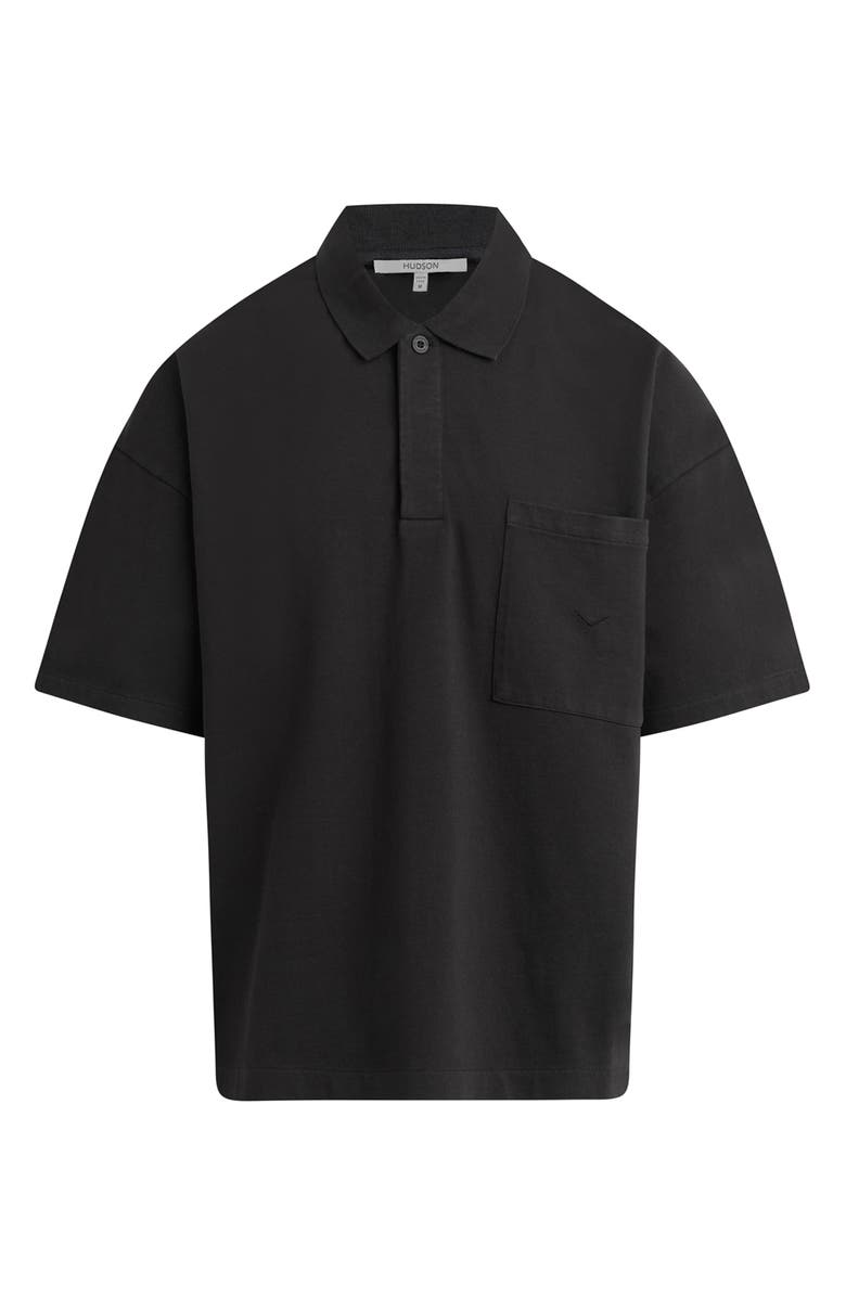 Hudson Jeans Heavyweight Cotton Pocket Polo, Alternate, color, Nights