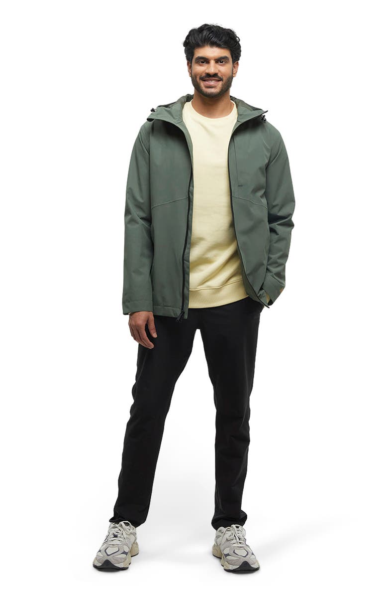 tentree Nimbus Rain Jacket, Alternate, color, Deep Olive