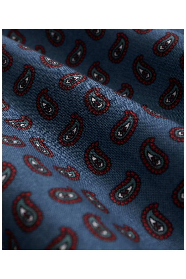Paisley Regular Fit Button Down Shirt, Alternate, color, NAVY