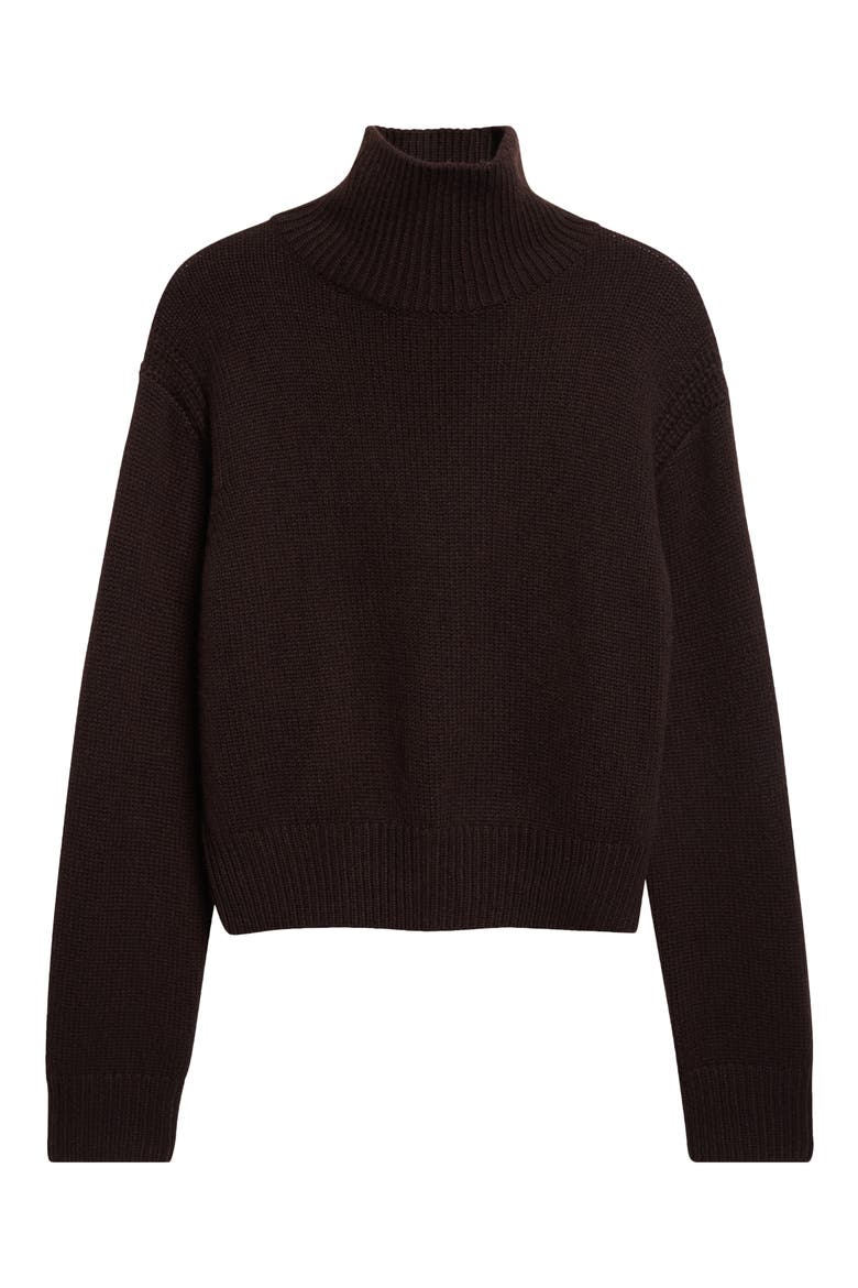 Tiona Back Cutout Cashmere Sweater, Alternate, color, DARK OAK