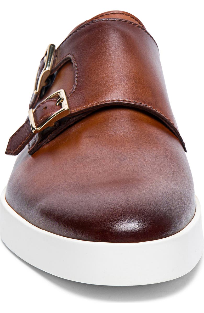 Santoni Bankable Sneaker, Alternate, color, Brown