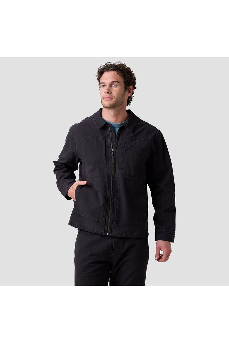 Rambler Stretch Canvas Jacket, Main, color, Black