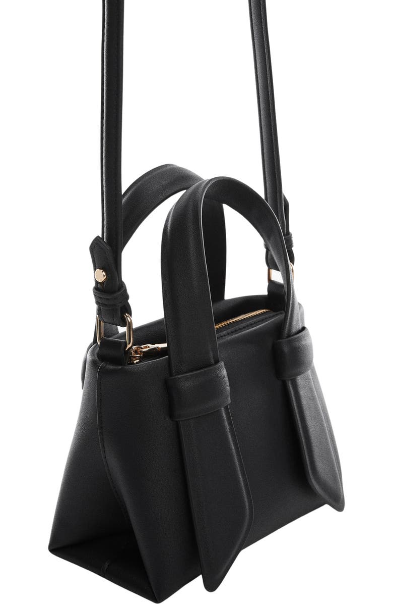MANGO Faux Leather Crossbody Bag, Alternate, color,