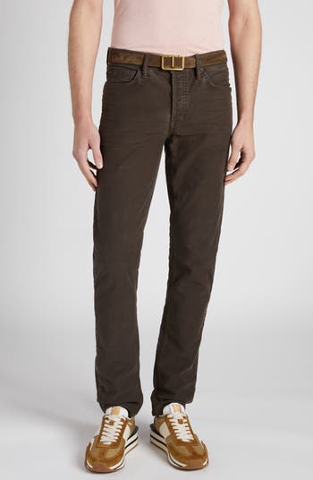 TOM FORD Moleskin Slim Fit Five-Pocket Pants | Nordstrom