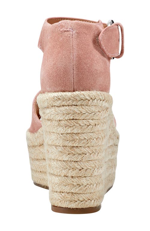 Marc Fisher Ltd Nelly Ankle Strap Wedge Sandal In Light Pink 681