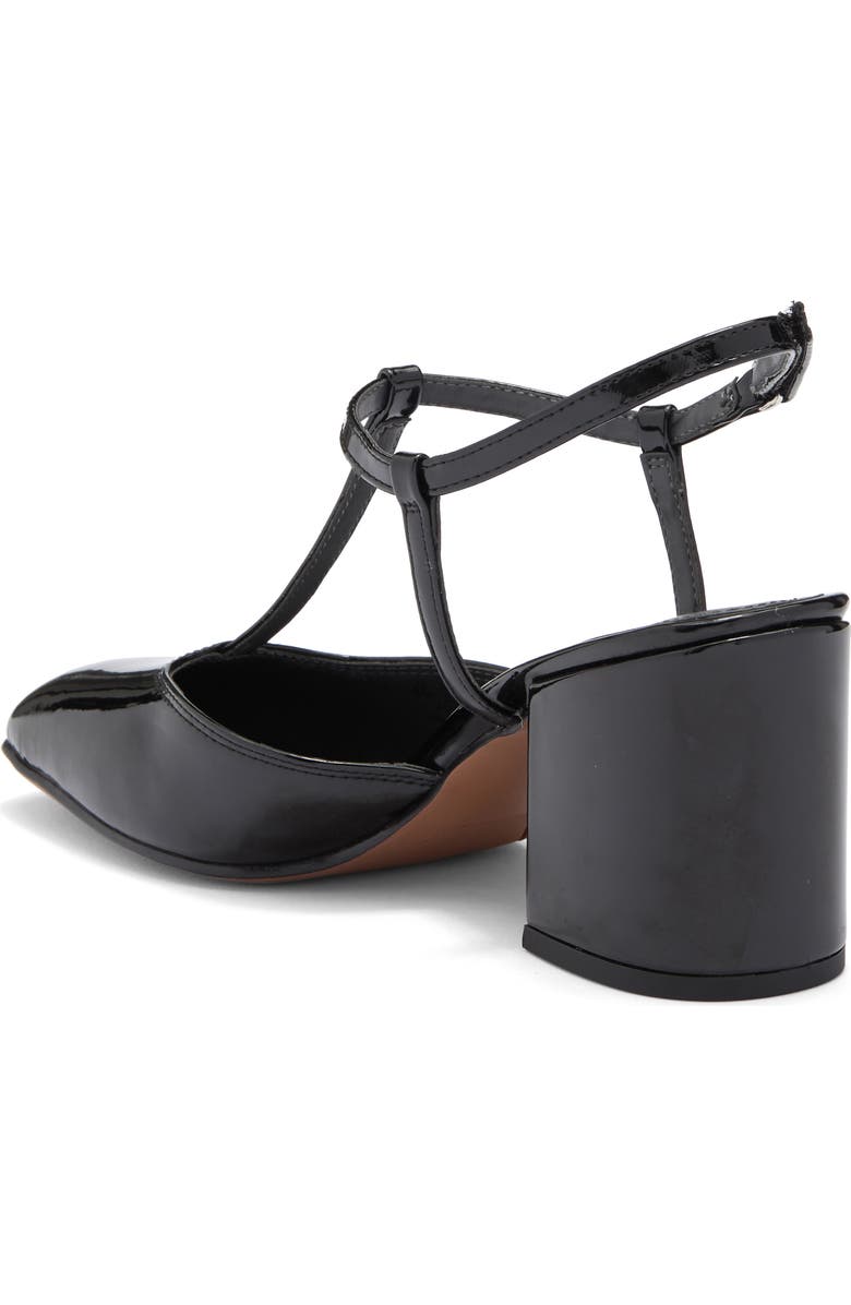 Franco Sarto Tasha T-Strap Pump, Alternate, color, Black Patent