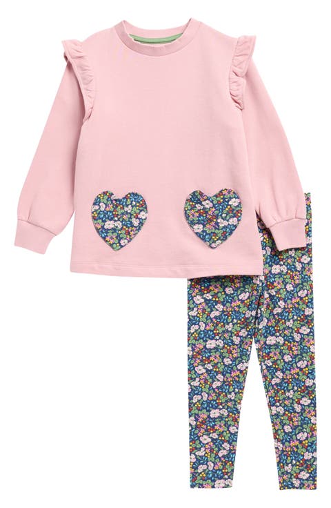 Kids' Heart Pocket Tunic & Leggings Set (Toddler, Little Kid & Big Kid)