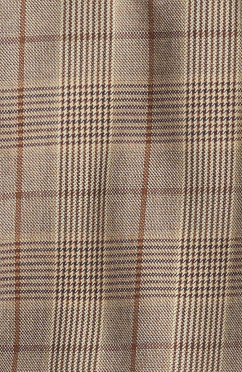 AMIRI Check Wool Blouson Jacket, Alternate, color, Malt