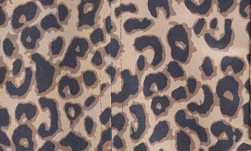 Tractr Kids' Leopard Print Faux Suede Dress In Animal Print