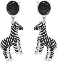 EYE CANDY LOS ANGELES Zebra Drop Earrings