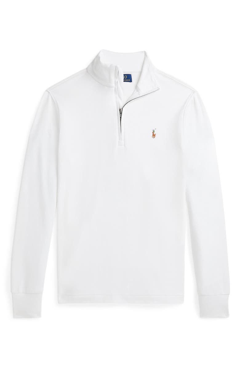 Ralph Lauren Kids' Solid Cotton Half Zip Pullover, Main, color, 