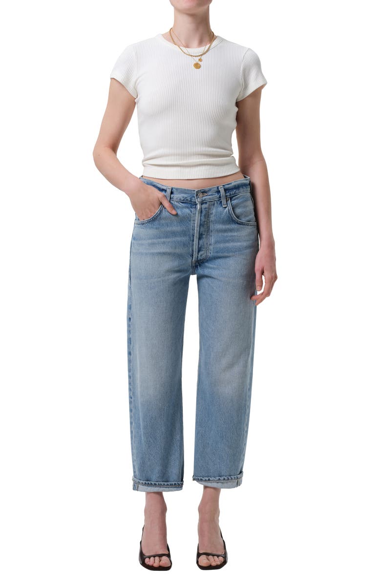 Citizens of Humanity Nello Rib T-Shirt, Alternate, color, Pashmina