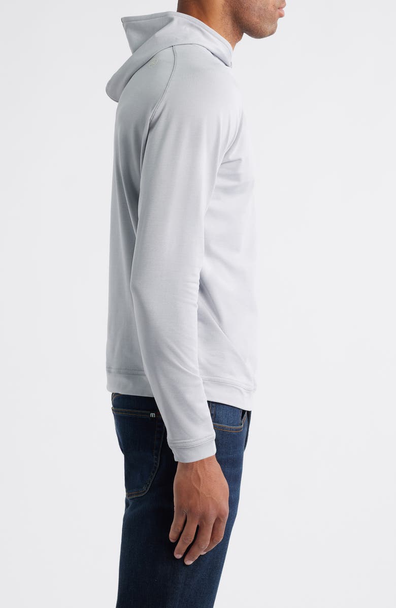 Peter Millar Pine Performance Hoodie, Alternate, color, Gale Grey
