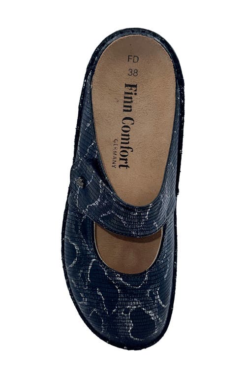 Finn Comfort Standford Clog In Marine