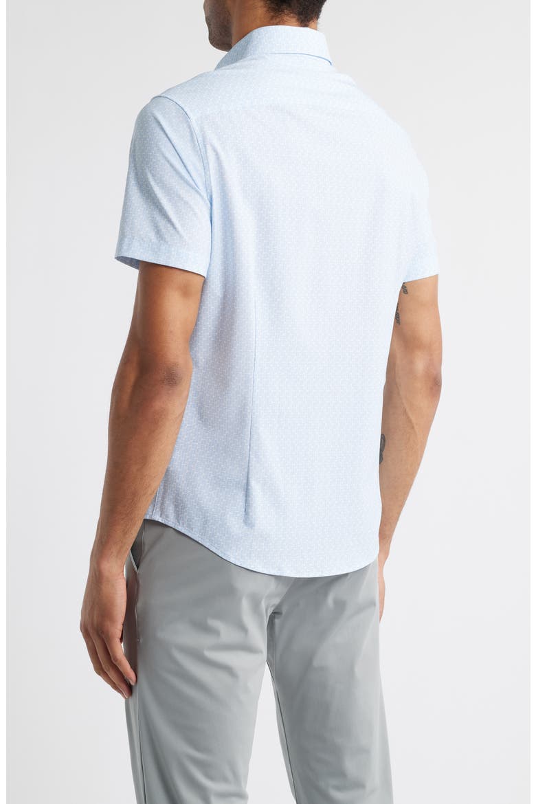 LEEWARD SS DRESS SHIRT, Alternate, color, WHITE TRIANGLE DASH CLASSIC