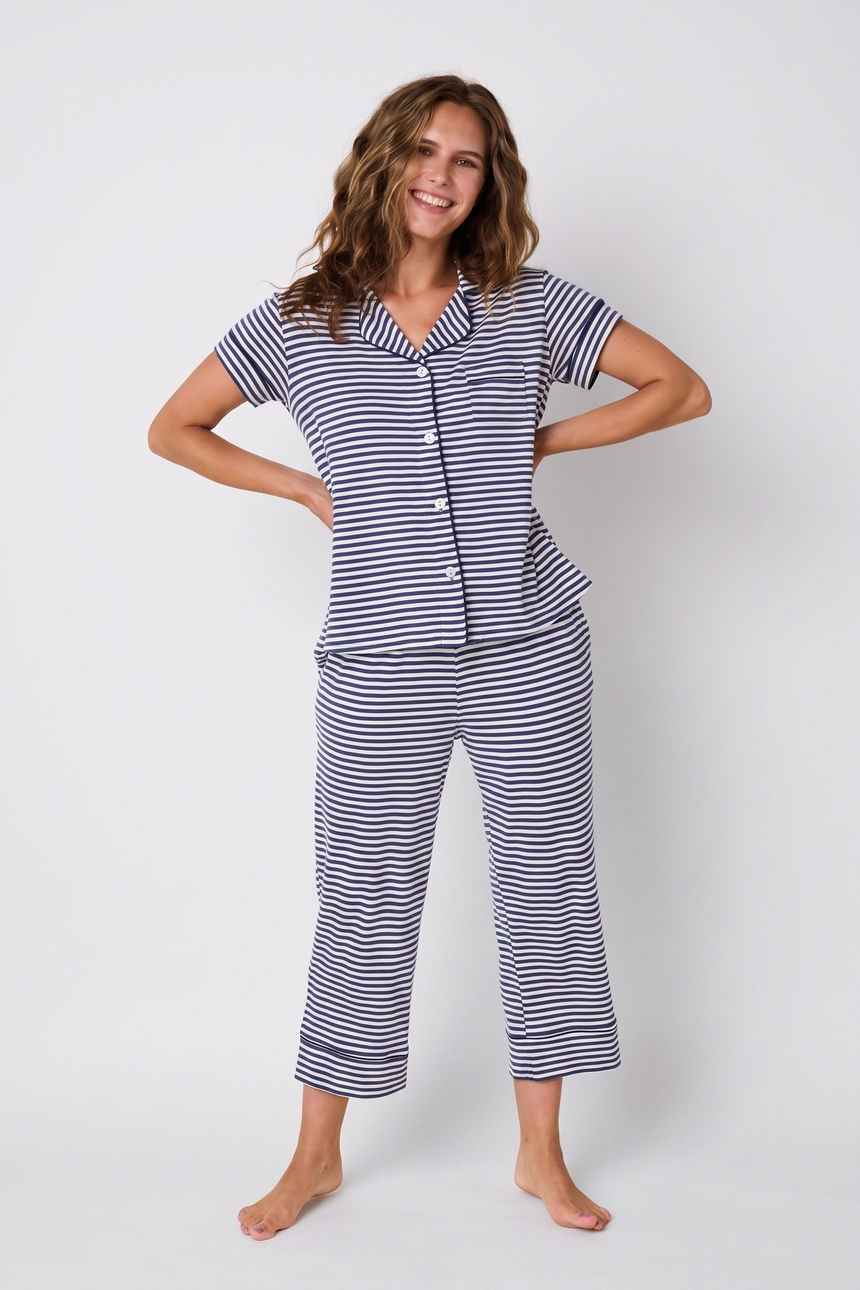 Essential Stripe Navy