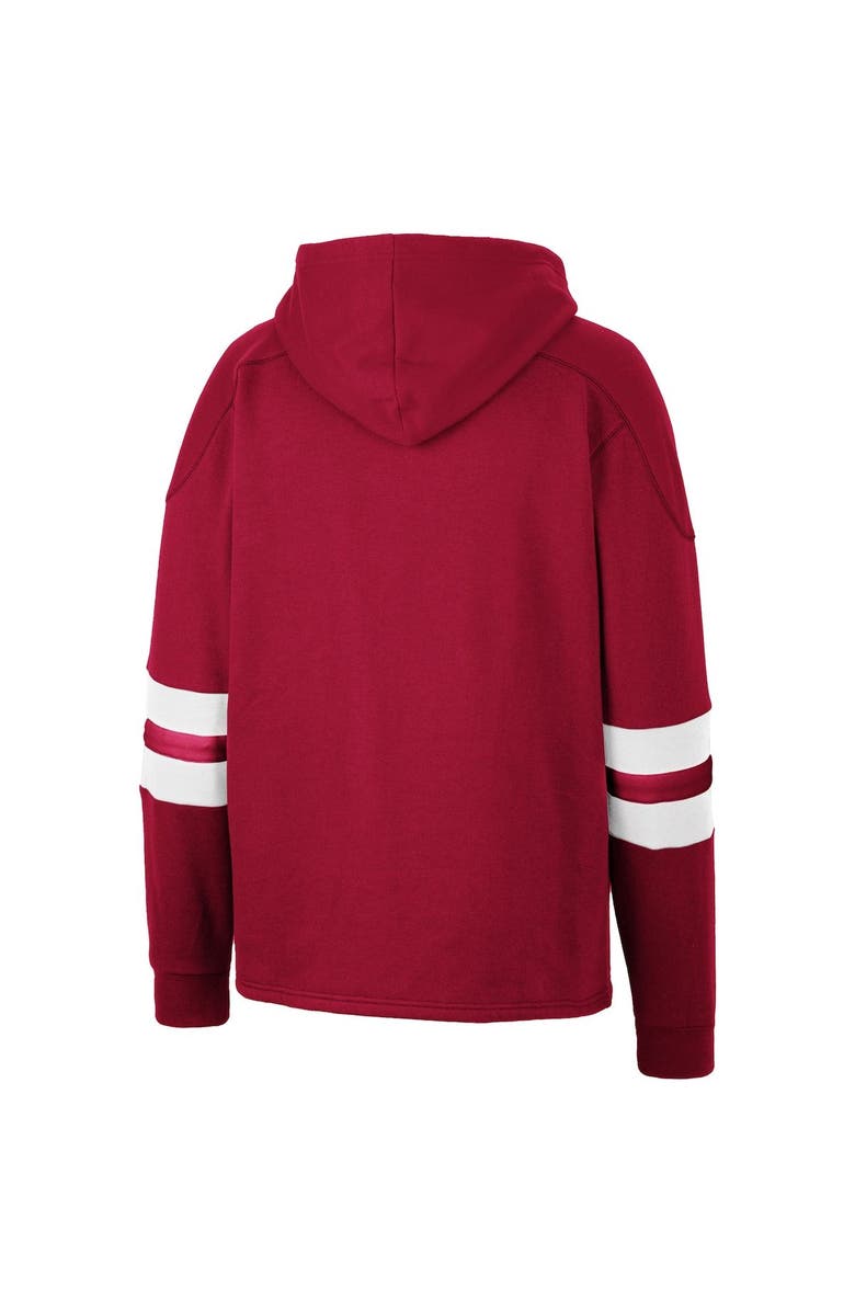 COLOSSEUM Men's Colosseum Cardinal Stanford Cardinal Lace-Up 4.0 Pullover Hoodie, Alternate, color,