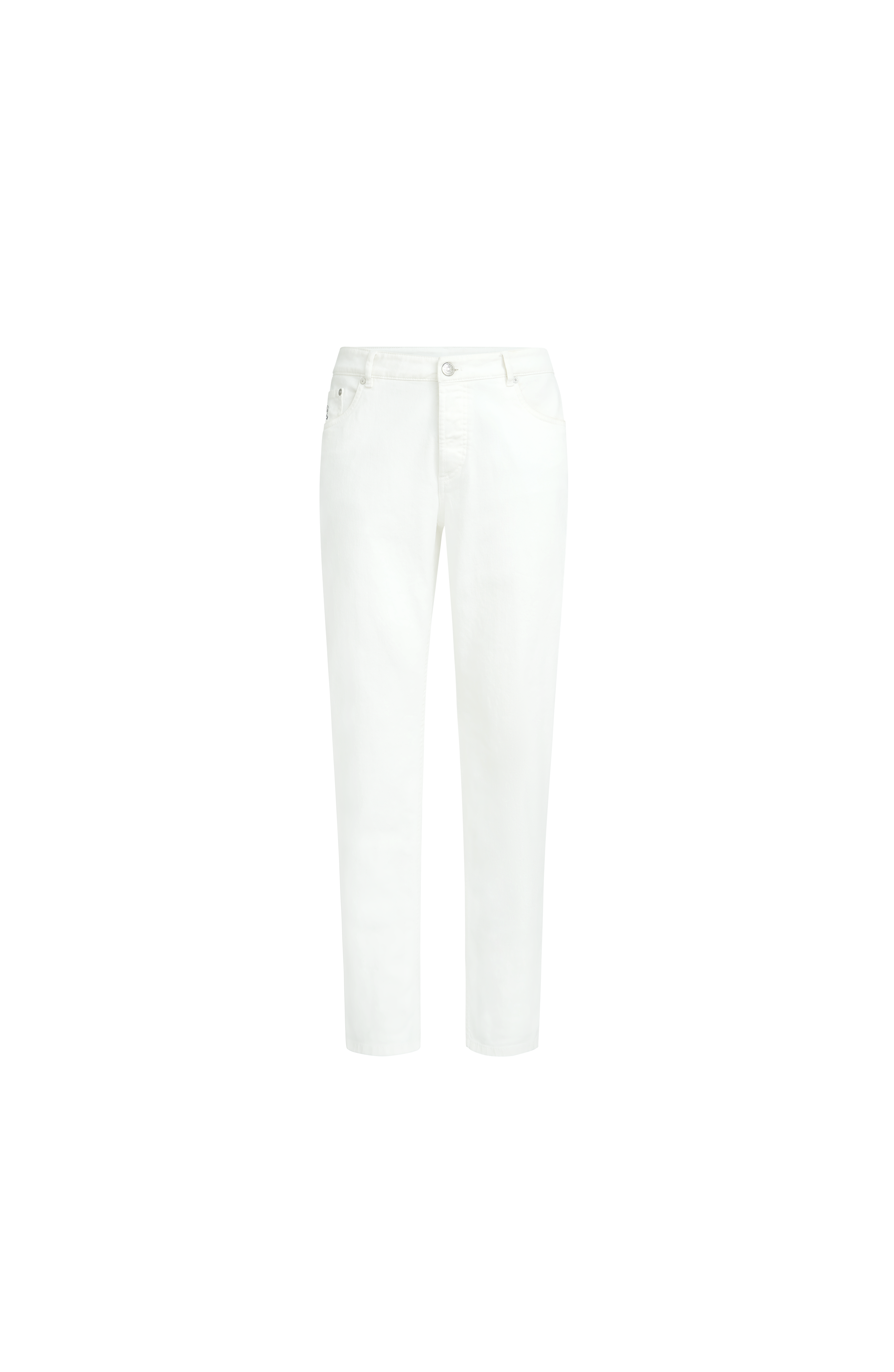 Lightweight denim trousers - image 2
