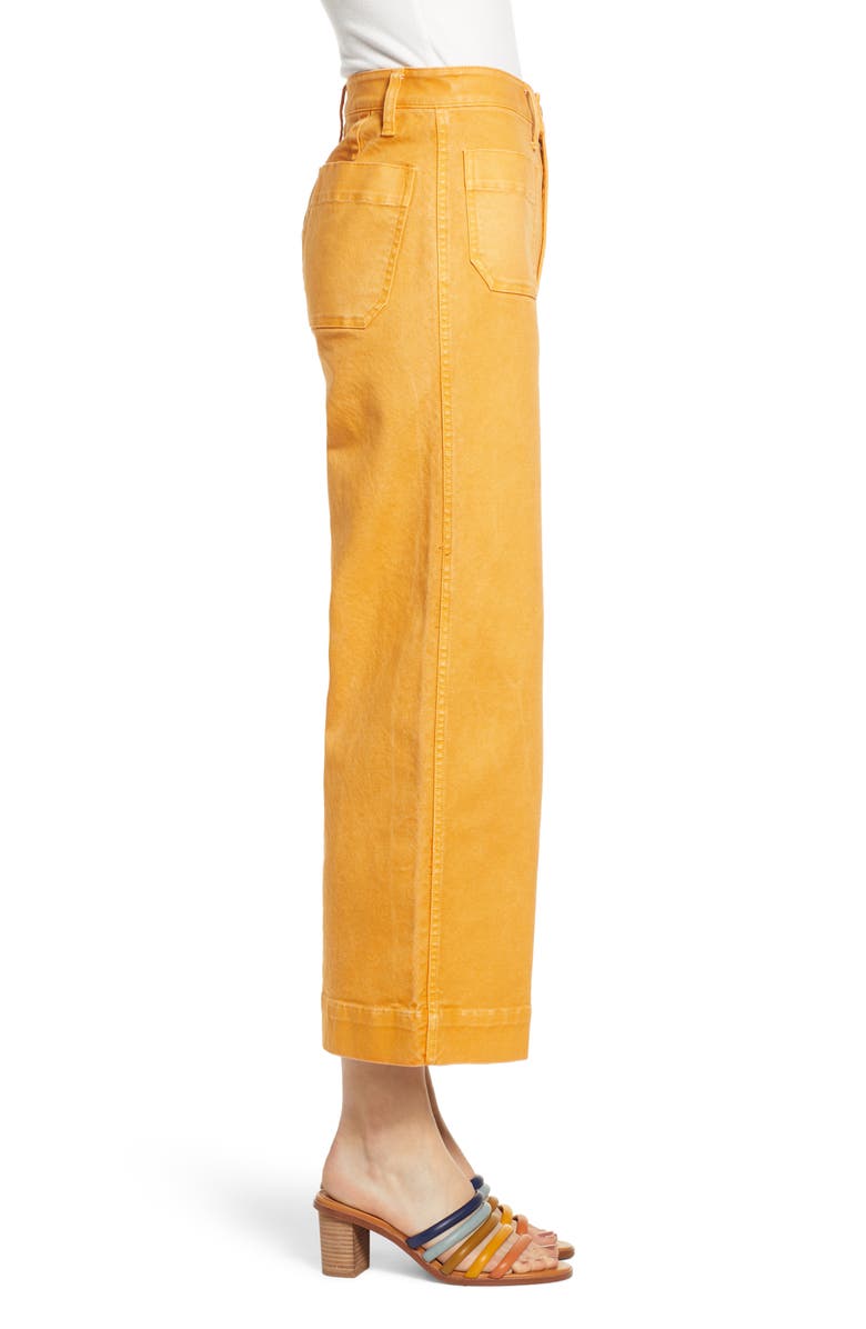 Madewell Emmett Crop Wide Leg Pants, Alternate, color,