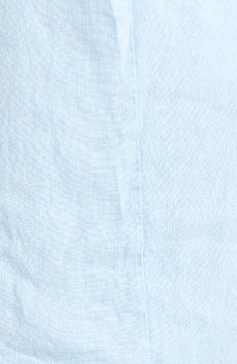 BLANKNYC Sleeveless Square Neck Linen Dress, Alternate, color, Sea Breeze