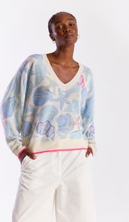 Brodie Pure Cashmere Scatter Shell 100% Cashmere Sweater