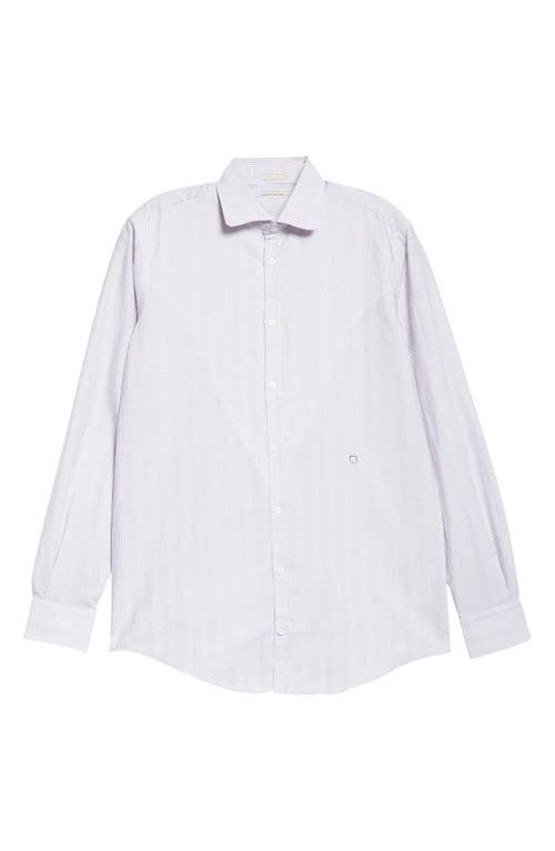 Massimo Alba Canary Stripe Cotton Button-up Shirt In Ruggine