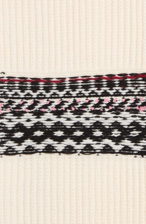 RAG & BONE RAG & BONE LEIGH FAIR ISLE WOOL BLEND SCARF