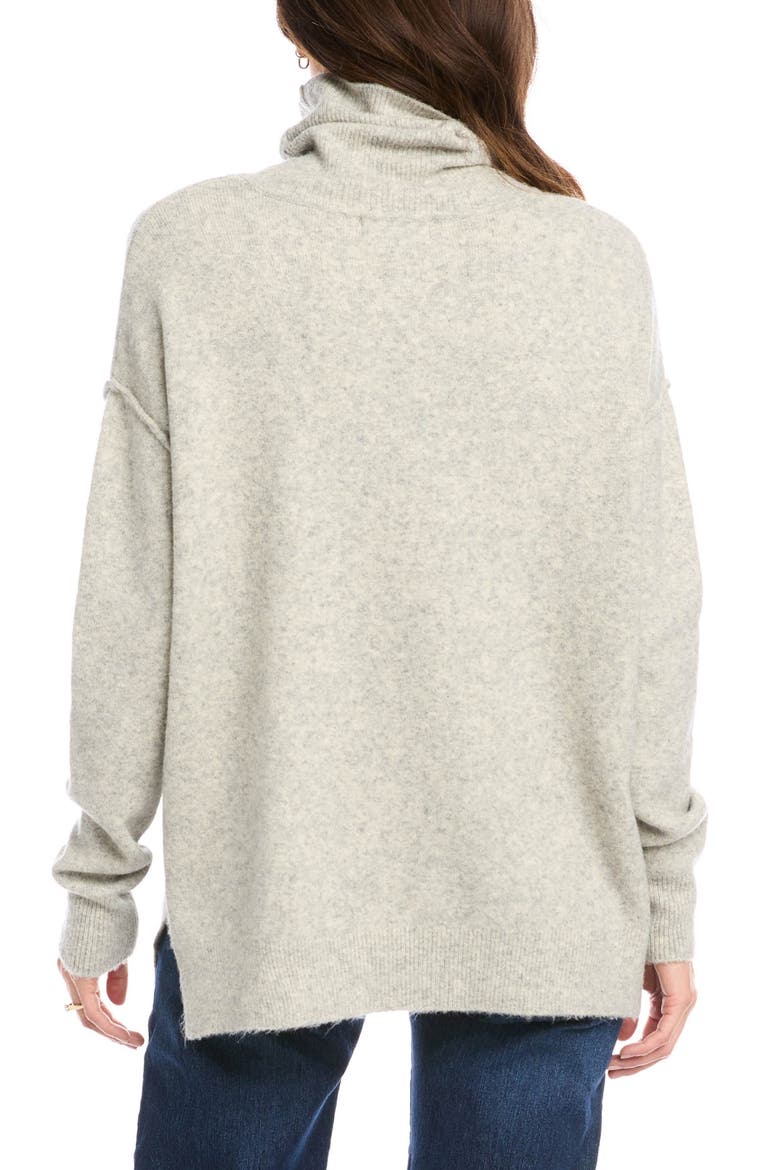 Turtleneck Sweater, Alternate, color, LIGHT GREY