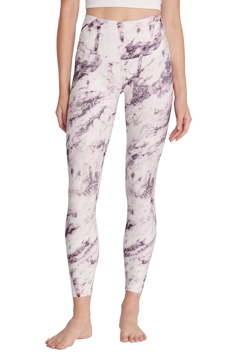 Wildfox Marble Print 7/8 Leggings, Main, color,