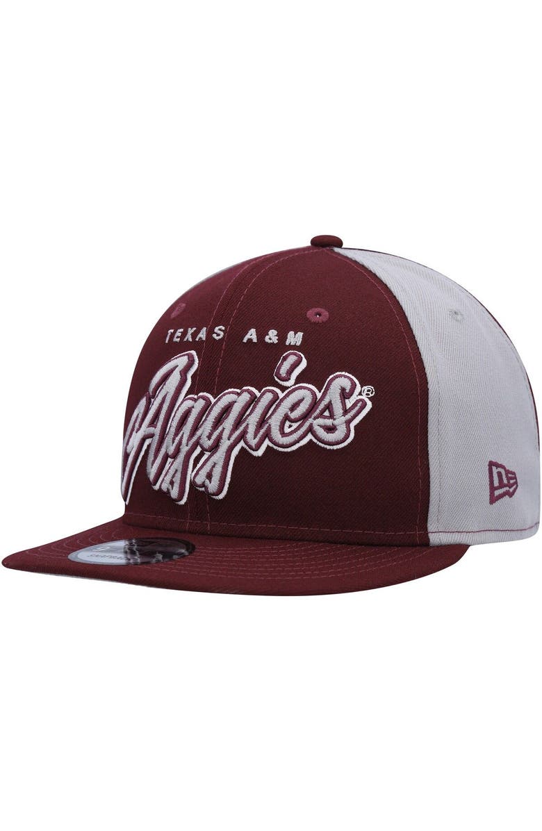 New Era Men's New Era Maroon Texas A&M Aggies Outright 9FIFTY Snapback Hat, Alternate, color, Maroon