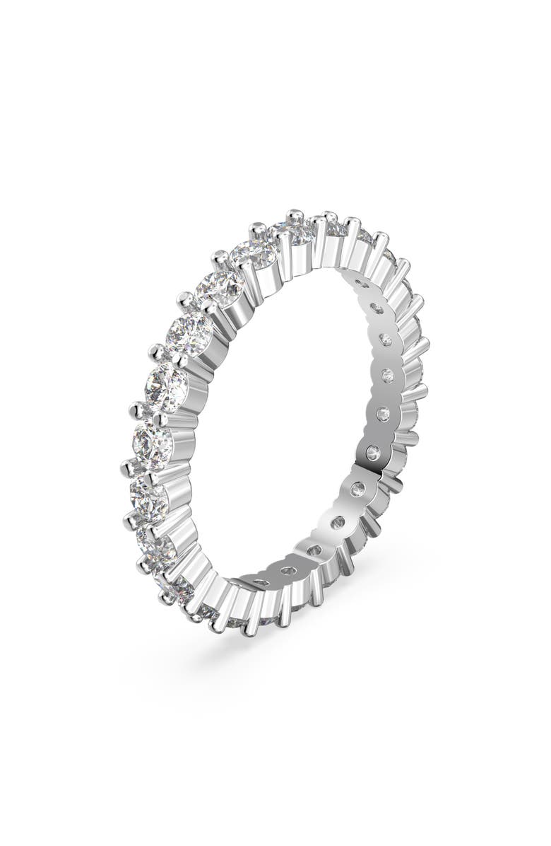Swarovski Stilla Ring Set, Alternate, color, Silver
