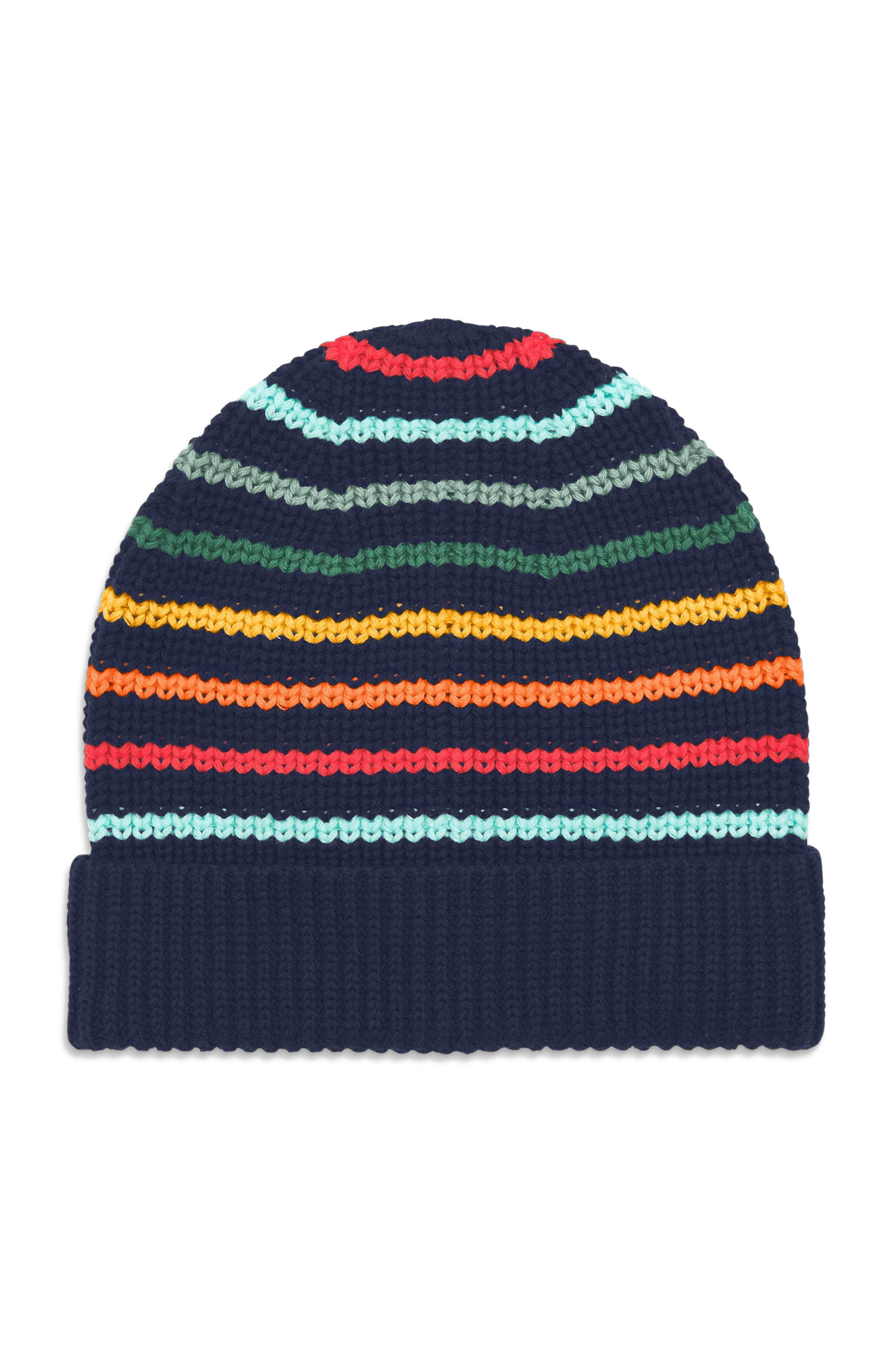 selected Navy Rainbow Stripe