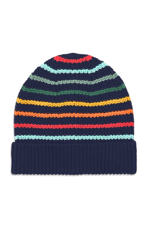 Kids Rainbow Stripe Beanie (Little Kid, Big Kid)
