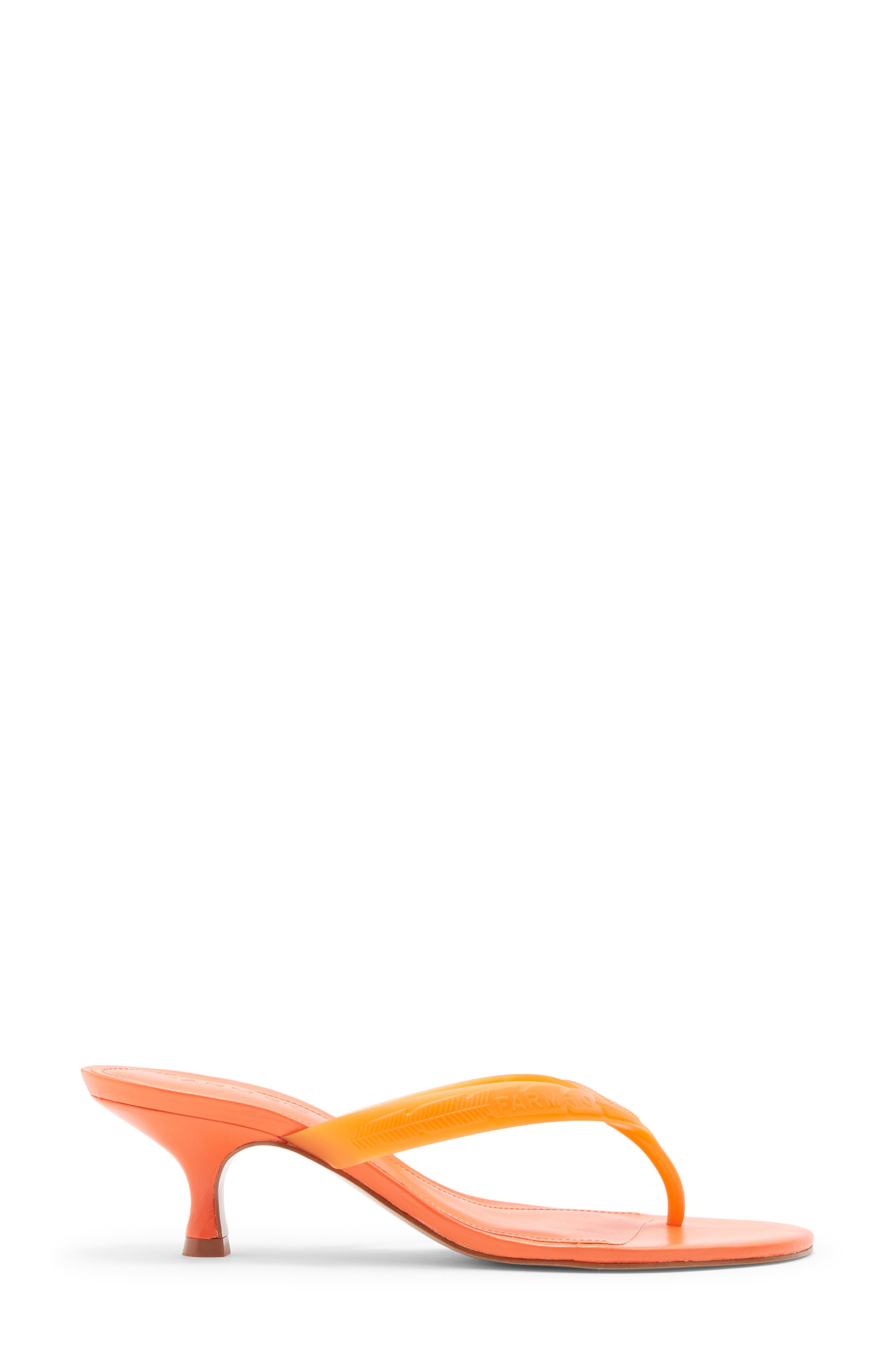 FARM Rio Rob Thong Slide Sandal, Alternate, color, Flame Orange