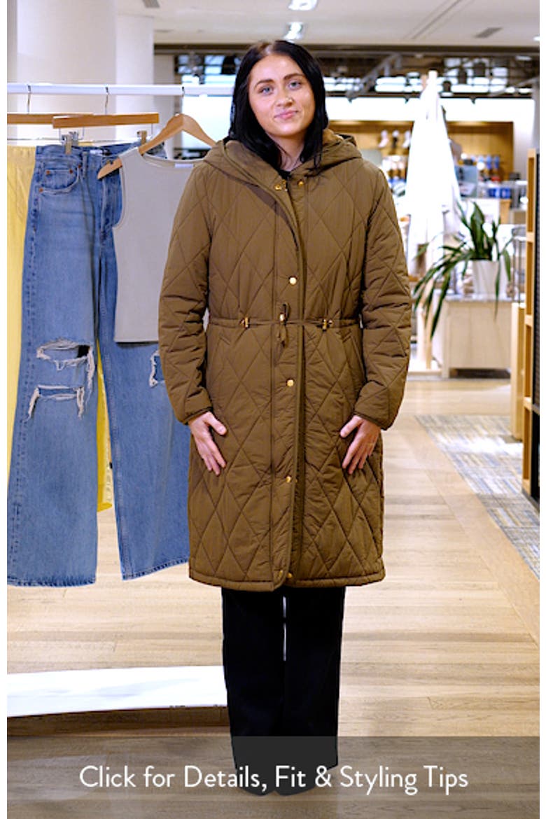 Quilted Hooded Coat video
