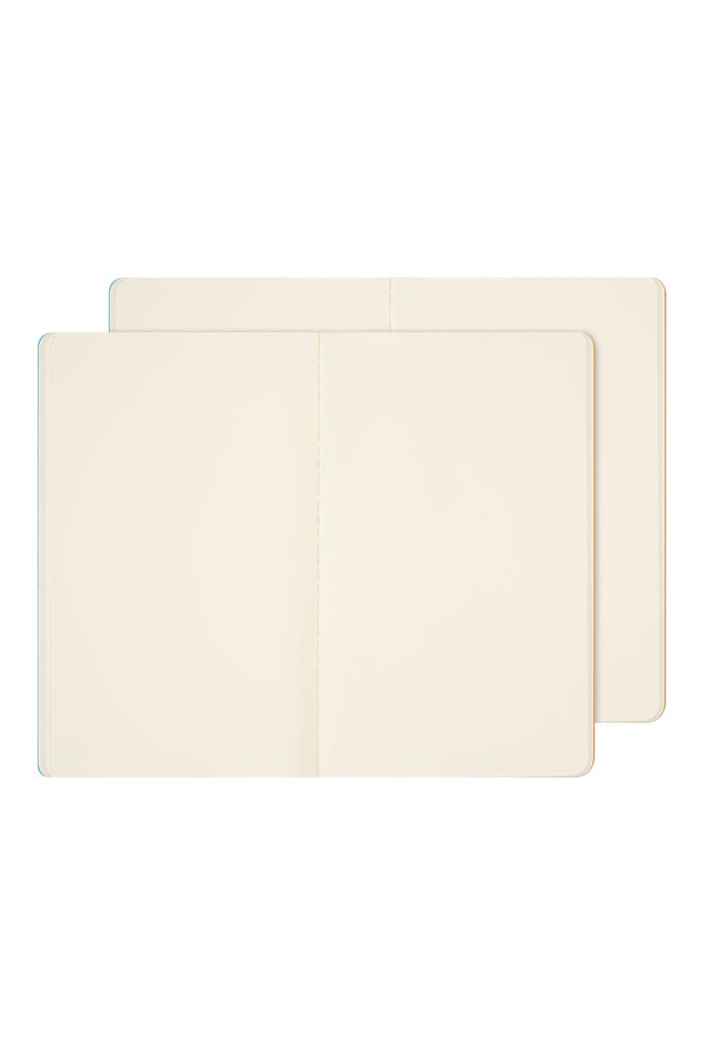 Impressions Set of 2 Large Notebooks, Alternate, color, BLUE MULTI