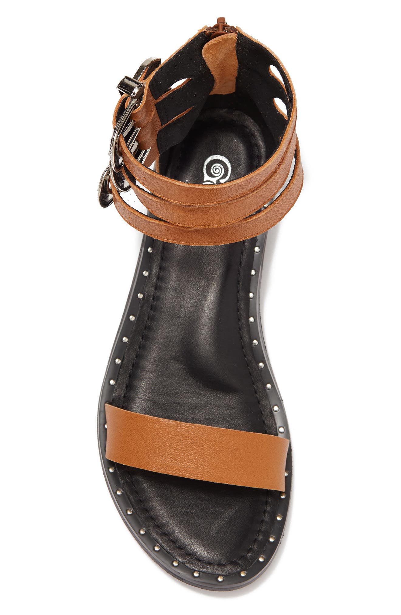 Bahah Triple Ankle Strap Sandal, Alternate, color, CUOIO