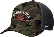 Nike Men's Nike Camo Minnesota Golden Gophers 2025 Military Appreciation Rise Adjustable Trucker Hat