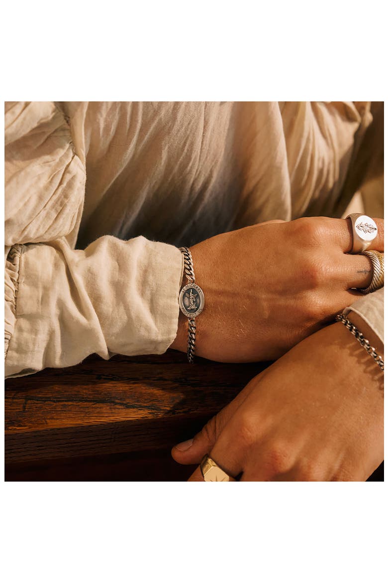 Silver Archangel Bracelet, Alternate, color, SILVER