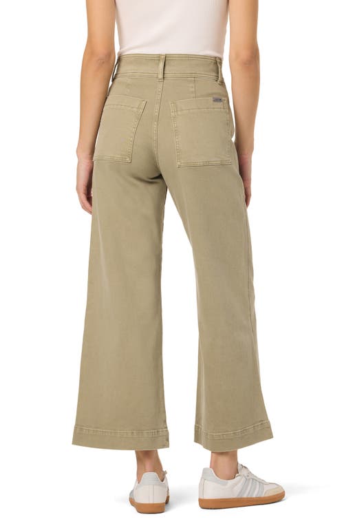Joe's Ankle Cargo Wide Leg Jeans In Elm
