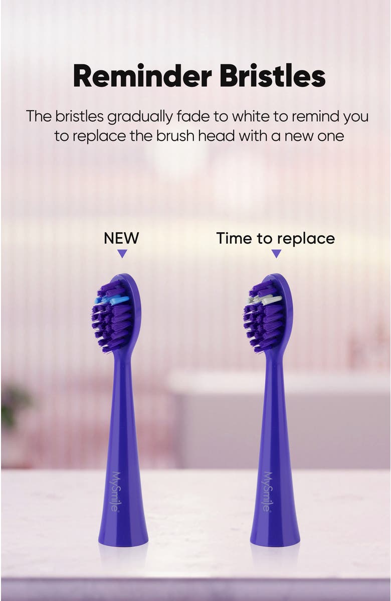 MySmile Essential DY156 Electric Toothbrush + PAP Teeth Whitening Powder Bundle, Alternate, color, Indigo Blue