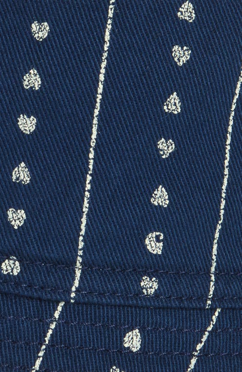 Carhartt Work In Progress Drewe Cotton Twill Bucket Hat In Heart Pinstripe